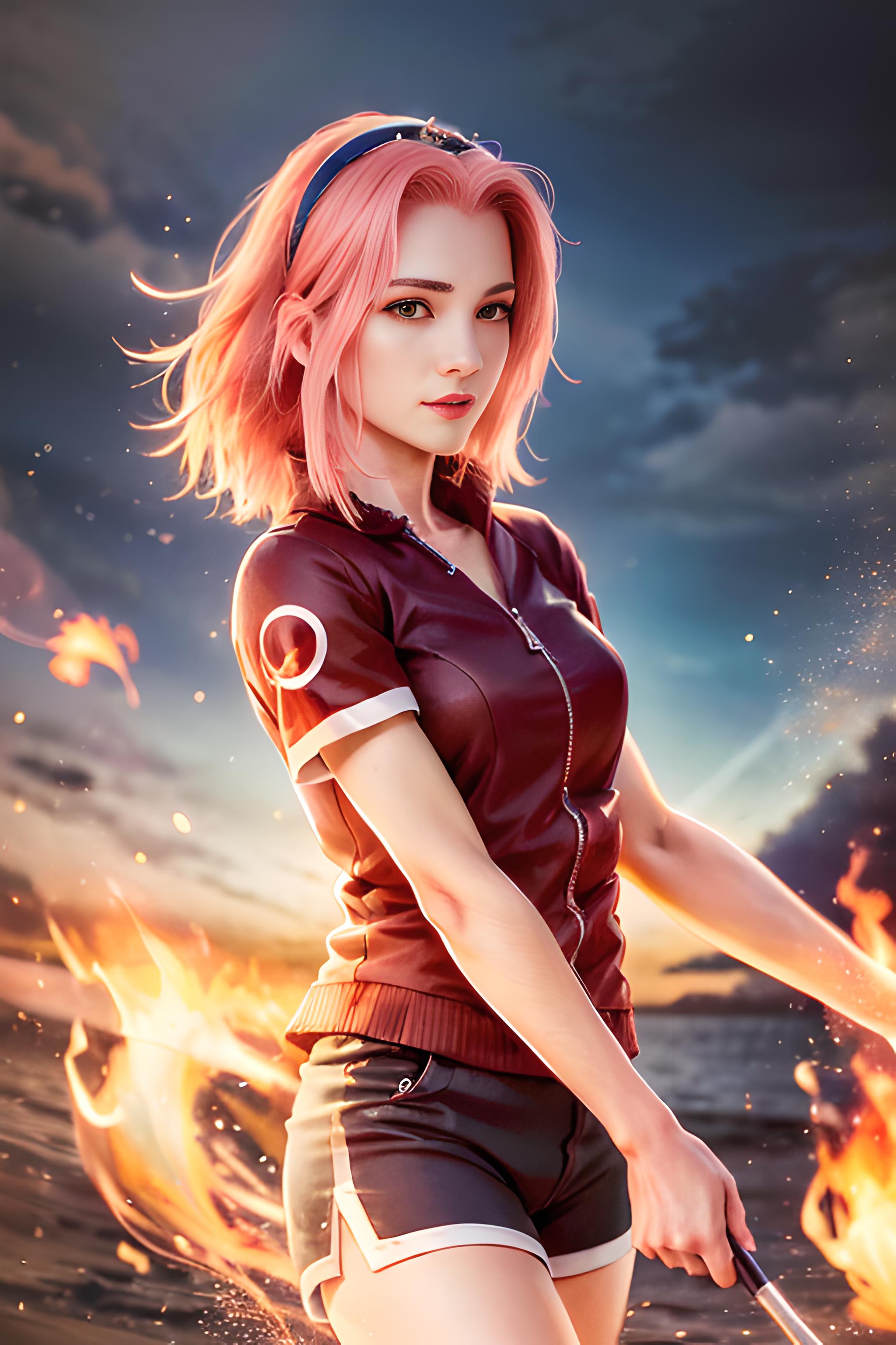 Haruno Sakura - Naruto - Character LORA image by rektamoss