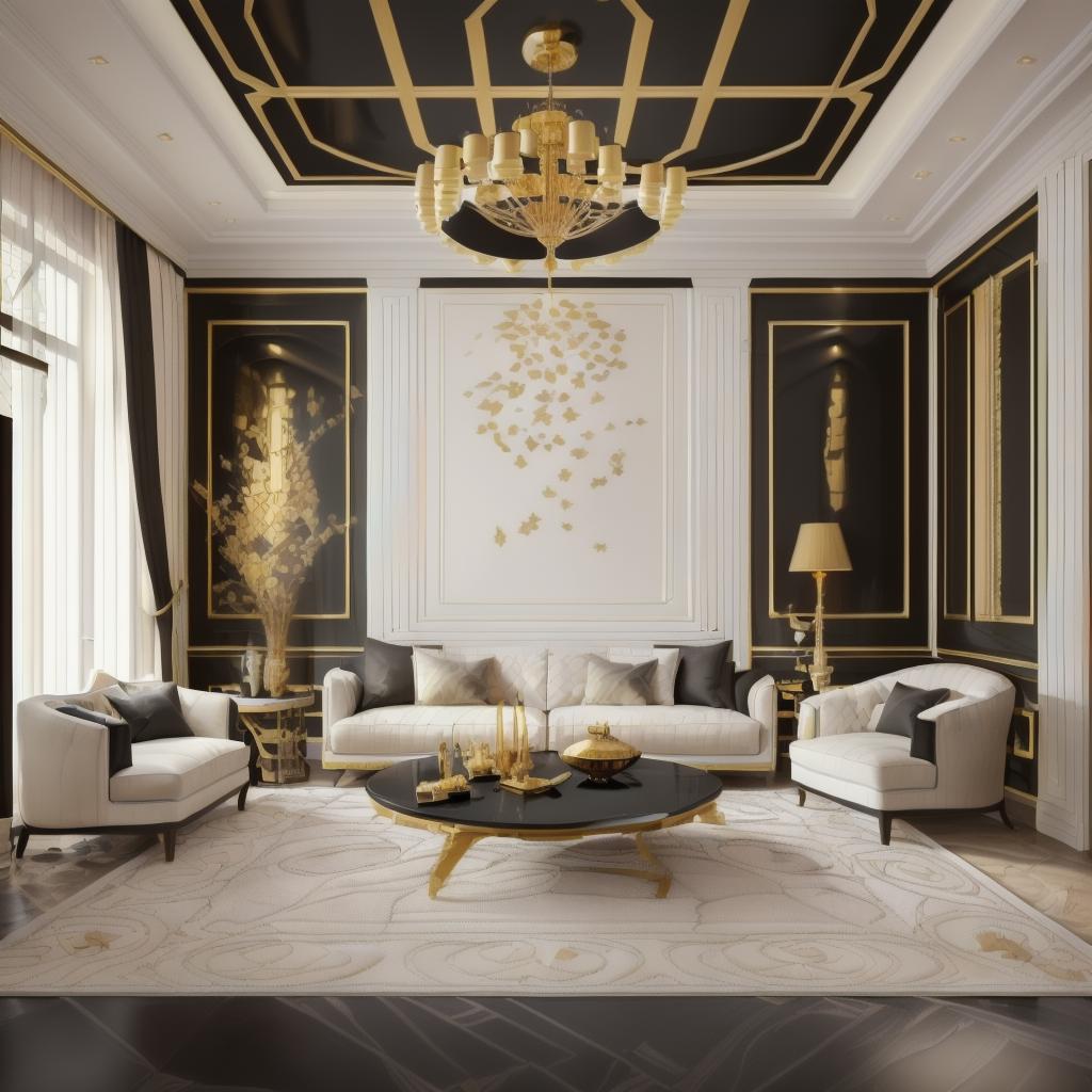 EliAI Luxury Black White Interior image by EliAI