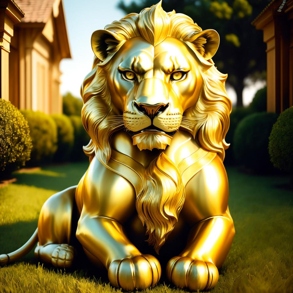 Realistic gold carving art style image by comingdemon