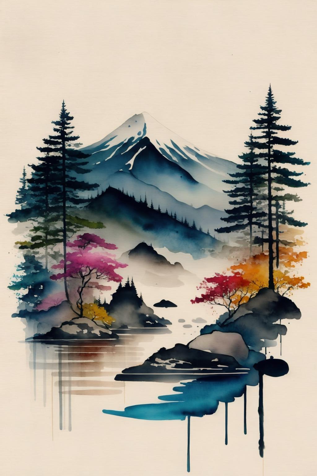 Ink scenery | 水墨山水 image by silvermoong