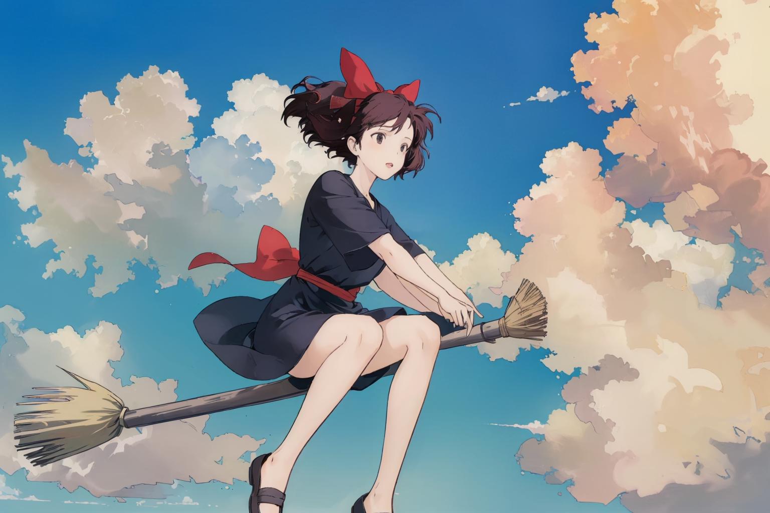 Ghibli - Kiki's Delivery Service - Kiki and Jiji image by ChaosOrchestrator