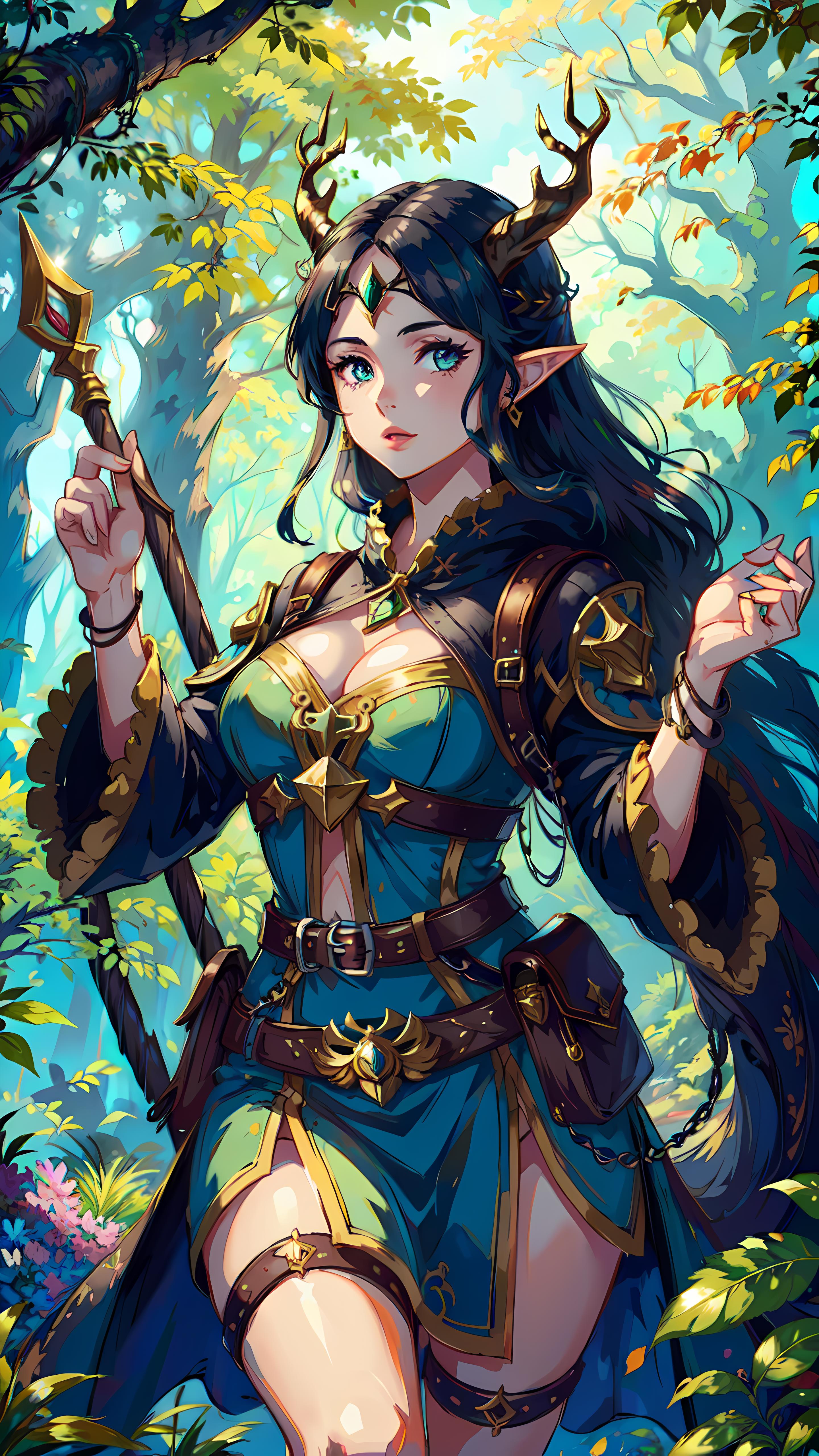 Non-Hentai Elf | Ranger, Druid, Priestess, Warrior image by NoWayG5