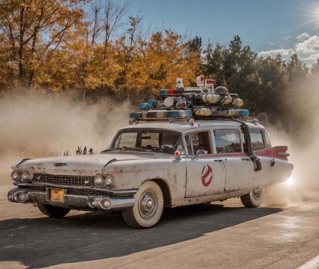 Ghostbusters Ecto-1 image by ehowton