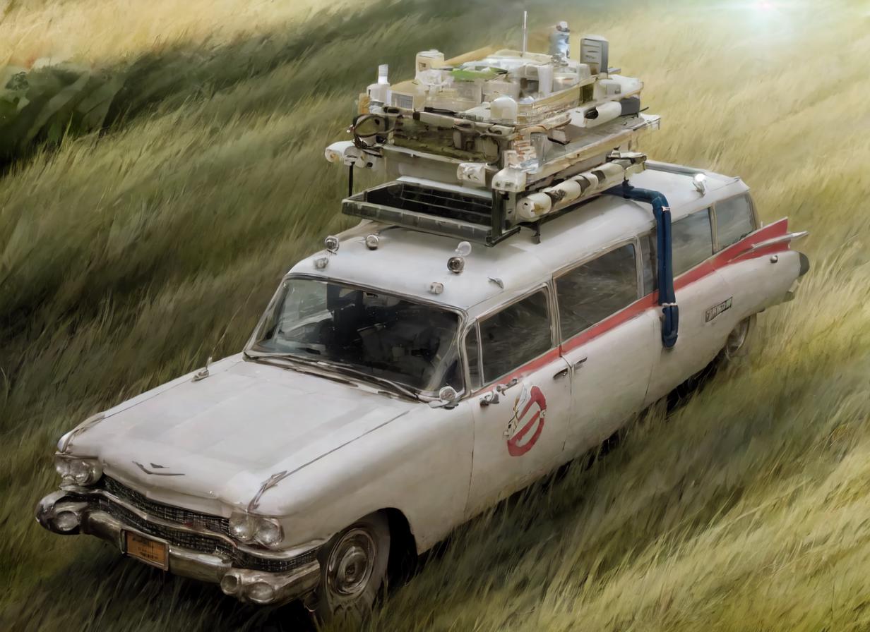 Ghostbusters Ecto-1 image by ehowton